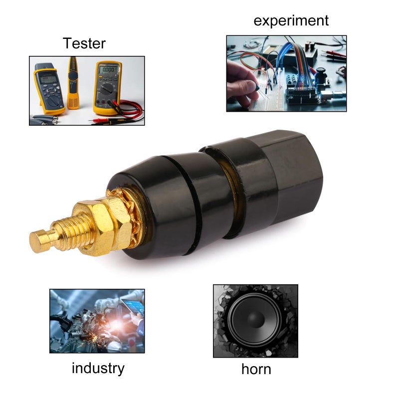 DIYhz 10Pcs 4mm Banana Plug Socket Plated Terminal Amplifier Speaker Terminal Connector - Image 4